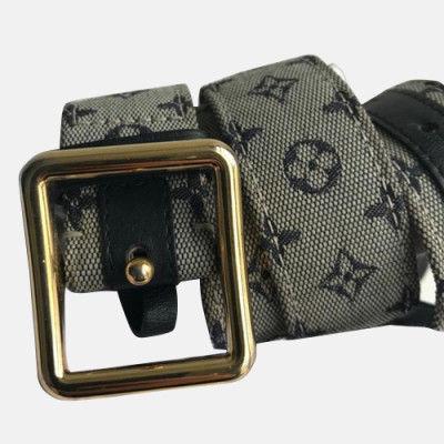 Louis vuitton 2019 Woman Leather Belt - 루이비통 2019 여성용 레더 벨트 LOUBT0124,블랙