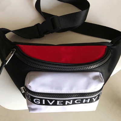 Givenchy  2019 Nylon Hip Sack Belt Bag,33cm - 지방시 2019 나일론 남여공용 힙색 벨트백 GVB0197,33cm,화이트