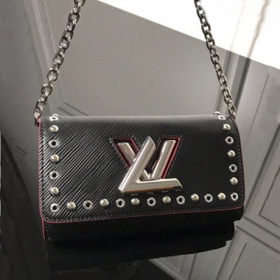 Louis Vuitton 2019 Twist Chian Wallet Shouder Cross Bag,19cm - 루이비통 2019 트위스트 체인 월릿 숄더 크로스백 ,M62307,LOUB1579,19cm,블랙