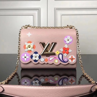 Louis Vuitton 2019 Twist Chian Shouder Cross Bag,23cm - 루이비통 2019 트위스트 체인 숄더 크로스백 ,M54857,LOUB1589,23cm,핑크