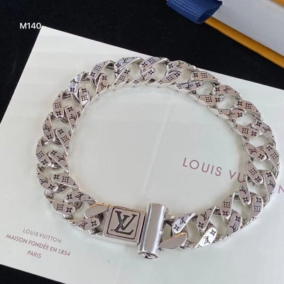 LouisVuitton  WHITE Gold Bangle  - 루이비통 남녀공용 팔찌 화이트 골드 lou0002.