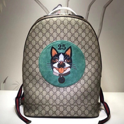 Gucci 2019 Supreme Bosco Mens Back Pack,41CM - 구찌 2019 수프림 보스코 남성용 백팩 505372,GUB0759,41CM,베이지그레이+민트