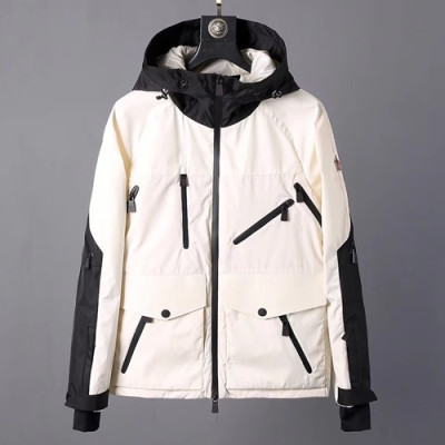 Moncler 2019 Mens Patch Logo Cajual Jacket - 몽클레어 남성 패치 로고 캐쥬얼 자켓 MONJK0013.Size(m - 3xl).블랙/화이트