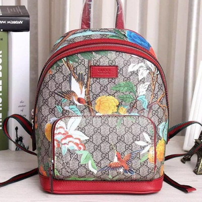 Gucci 2019 Small Back Pack,30CM - 구찌 2019 남여공용 스몰 백팩 427631,GUB0796,30CM,레드