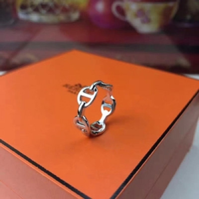 Hermes White Gold/Rose Gold  ring - 에르메스 여성용 화이트 골드 반지 Her0006.