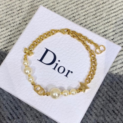 Dior Yellow Glod Bangle - 디올 여성 옐로우 골드 도금 팔찌Dio0001.