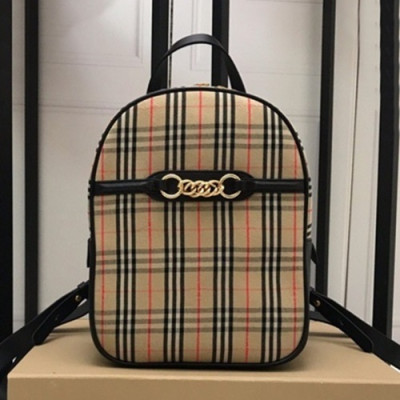 Burberry 2019 Canvas Back Pack- 버버리 2019 캔버스 여성용 백팩 ,BURB0365,베이지