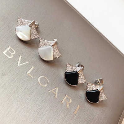 BULGARI Earring  -불가리 이어링 BUL0035.(블랙,화이트)