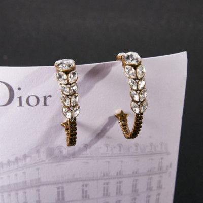 DIOR Vintage Earring  -디올 빈티지 이어링 DIO0008.(옐로우 골드)