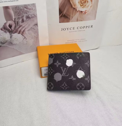 Louis Vuitton 2022 Multiple Leather Wallet M62294 - 루이비통 2022 남여공용 멀티플 레더 반지갑 LOUW0246.Size(11cm).블랙