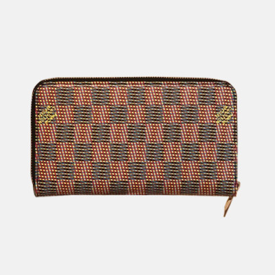 Louis Vuitton 2019 Leather Zip Wallet M68662 - 루이비통 2019 남여공용 레더 지퍼 장지갑  LOUW0253.Size(19.5CM).레드