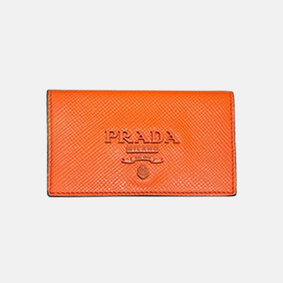 Prada 2019 Saffiano Card Holder 1MC122 - 프라다 사피아노 남여공용 카드 홀더 PRAW0133. 11CM.오렌지