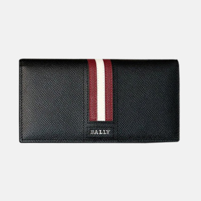 Bally 2019 Mens Leather Wallet - 발리 남성용 레더 장지갑 BALB0015.블랙