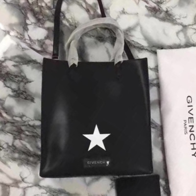 Givenchy 2019 Leather Tote Shoulder Shopper Bag,28cm - 지방시 2019 레더 토트 숄더 쇼퍼백,GVB0238,28CM,블랙