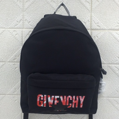 Givenchy 2019 Canvas & Leather Back Pack,41cm - 지방시 2019 캔버스 & 레더 남여공용 백팩 GVB0252,41cm,블랙