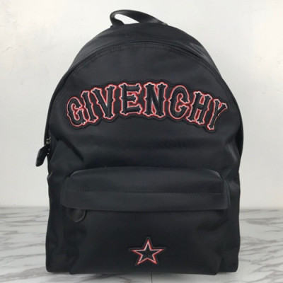 Givenchy 2019 Canvas & Leather Back Pack,41cm - 지방시 2019 캔버스 & 레더 남여공용 백팩 GVB0274,41cm,블랙