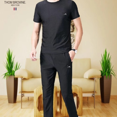 Thom browne 2019 Mens Casual Logo Training Pants  -톰브라운 남성 캐쥬얼 로고 트레이닝 팬츠  THOTP0007.Size(m-3xl).블랙