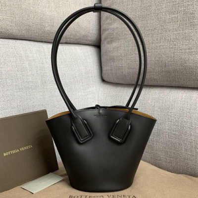 Bottega Veneta 2019 Basket Tote Shoulder Bag,28cm - 보테가 베네타 2019 바스켓 토트 숄더백, 592133,BVB0323,28cm,블랙