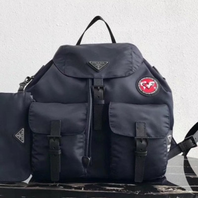 Prada 2019 Nylon Back Pack ,32CM - 프라다 2019 나일론 남여공용 백팩 1BZ811-12,32CM,네이비