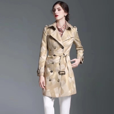 Burberry 2019 Womens Classic Heritage Trench Coat - 버버리 2019 여성 클래식 빈티지 트렌치 코트 BURCT0126.Size(s - 2xl),베이지