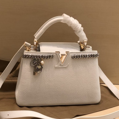 Louis Vuitton 2019 Capucines Tote Shoulder Bag,27cm - 루이비통 2019 카푸신 토트 숄더백  M48865,LOUB1644,27cm,화이트