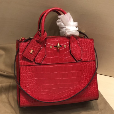 Louis Vuitton 2019 City Steamer Tote Bag,26.5cm - 루이비통 2019 시티 스티머 토트백 M92515,LOUB1657,26.5cm,레드