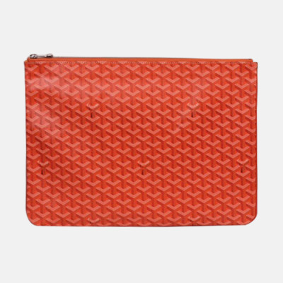 Goyard 2019 PVC Clutch Bag,40CM - 고야드 2019 PVC 남여공용 클러치백,GYB0131,40CM,오렌지