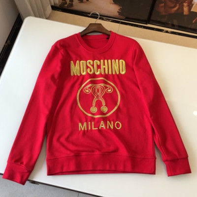 Moschino 2019 Mm/Wm Logo Wolf Cotton Hood Tee - 모스키노 남자 로고 울프 코튼 후드티 MOSHT0004.Size(M -3XL).컬러(레드)