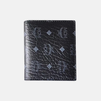 MCM 2019 Mm / Wm Wallet - 엠씨엠 2019 남여공용 반지갑 MCMB0003, 9.5cm,블랙