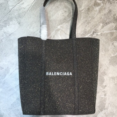 Balenciaga 2019 Leather Tote Shoulder Shopper Bag,28CM - 발렌시아가 2019 레더 토트 숄더 쇼퍼백,BGB0446,28CM,다크그레이