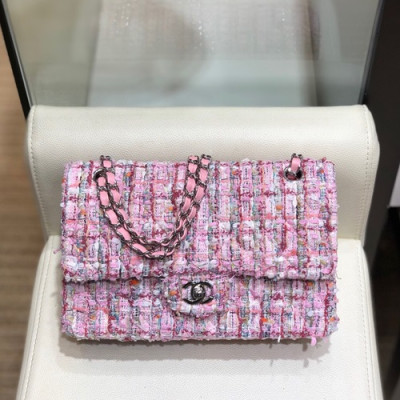 Chanel 2019 Women Chain Shoulder Bag,25CM - 샤넬 2019 여성용 체인 숄더백 1112  - CHAB1221,25CM,핑크