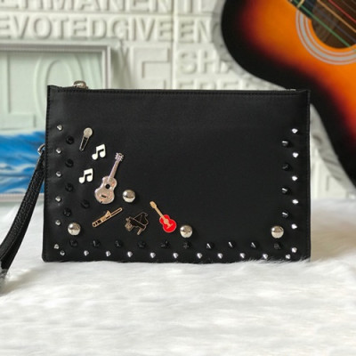 Dolce&Gabbana 2019 Nylon Clutch Bag ,29CM - 돌체 앤 가바나 2019 나일론 남성용 클러치백 DGB0128,29cm,블랙