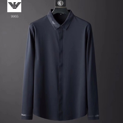 ARMAN 2019 MENS SHIRT-알마니 2019 남성용 셔츠, ARMST0030,사이즈(M-4XL),네이비