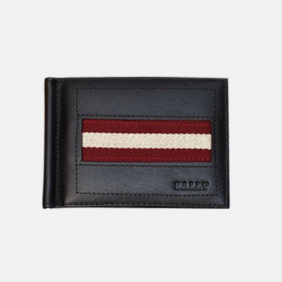 Bally 2019 Mens Leather Card Holder / Money Cilp - 발리 남성용 레더 카드홀더 / 머니클립, BALB0039.다크브라운