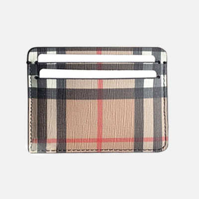 Burberry 2019 Canvas Card Purse  - 버버리 남여공용 캔버스 카드 퍼스 BURW0089.Size(10CM).브라운