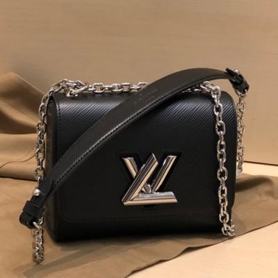 Louis Vuitton 2019 Twist Epi Shouder Bag,19cm - 루이비통 2019 트위스트 에삐 숄더백 ,M50280,LOUB1686,19cm,블랙