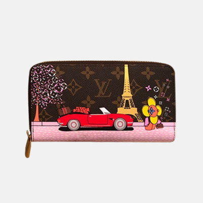 Louis Vuitton 2019 Zip Wallet M60017 - 루이비통 2019 남여공용 지퍼 장지갑  LOUW0260.Size(19CM).브라운