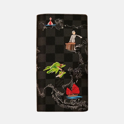 Louis Vuitton 2019 Brazza Wallet M66540 - 루이비통 2019 브라짜 남여공용 장지갑 LOUW0261.Size(19cm).블랙