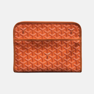 [매장판]Goyard 2019 PVC Clutch Bag,24.5CM - 고야드 2019 PVC 남여공용 클러치백,GYB0204,24.5CM,오렌지