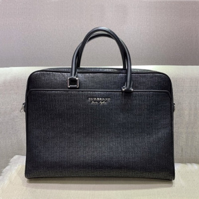 Burberry 2019 TB Leather Mens Business Bag ,37CM - 버버리 2019 TB 레더 남성용 서류가방,BURB0392,37cm,블랙