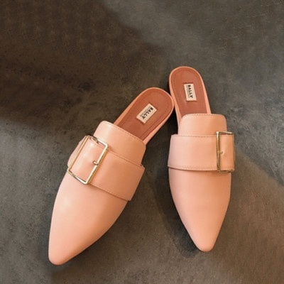 Bally 2019 Ladies Leather Bloafer Slipper - 발리 2019 여성용 레더 블로퍼 슬리퍼, BALS0009.Size(225 - 250),핑크