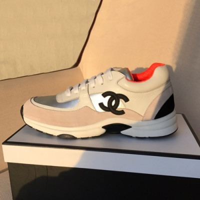 Chanel 2019 Ladies Running Shoes - 샤넬 2019 여성용 런닝슈즈 CHAS0091.Size(225 - 260).실버+화이트