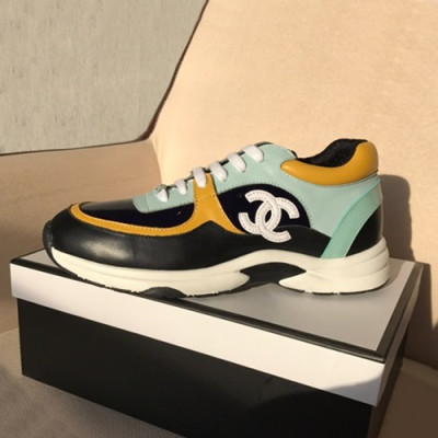 Chanel 2019 Ladies Running Shoes - 샤넬 2019 여성용 런닝슈즈 CHAS0095.Size(225 - 260).스카이블루+블랙