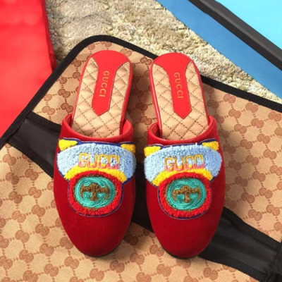 Gucci 2019 Ladies Slipper - 구찌 2019 여성용 슬리퍼 GUCS0060.Size(225 -  250).레드