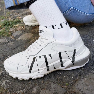 [매장판]Valentino 2019 Ladies Leather Sneakers - 발렌티노 2019 여성용 레더 스니커즈 VTS0032.Size(225 - 250) ,화이트