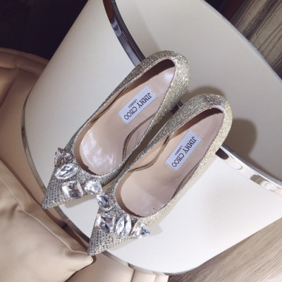 Jimmy Choo 2019 Ladies Pumps High Heel - 지미츄 2019 여성용 펌프스 하이힐 JIMS0031.Size(225 - 245).연옐로우골드