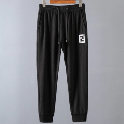 Fendi 2019 Mens Casual Logo Training Pants  -펜디 남성 캐쥬얼 로고 트레이닝 팬츠 FENTP0059.Size(M-3XL).컬러(블랙)