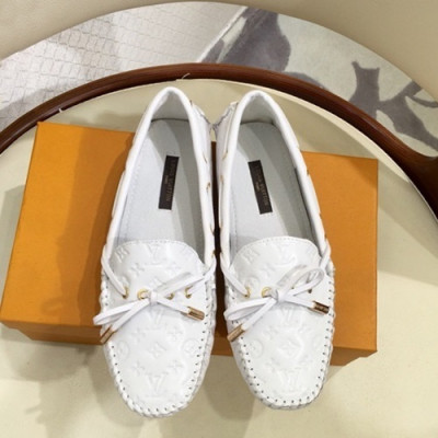 Louis Vuitton 2019 Ladies Leather Loafer  - 루이비통 2019 여성용 레더 로퍼 LOUS0064 , Size (225 - 255),화이트