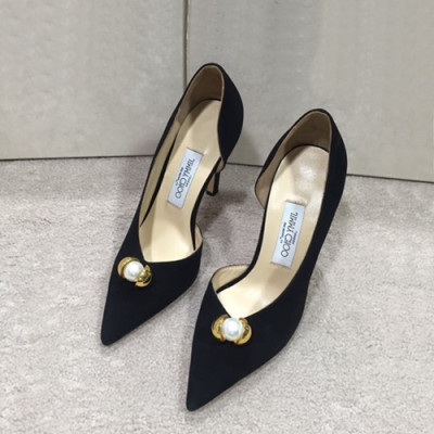 Jimmy Choo 2019 Ladies Suede High Heel - 지미츄 2019 여성용 스웨이드 하이힐 ,JIMS0039.Size(225 - 245).블랙