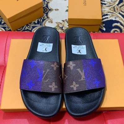 Louis Vuitton 2019 Mm/Wm Slipper - 루이비통 2019 남여공용 슬리퍼 LOUS0071,Size(225 - 280).블루+브라운